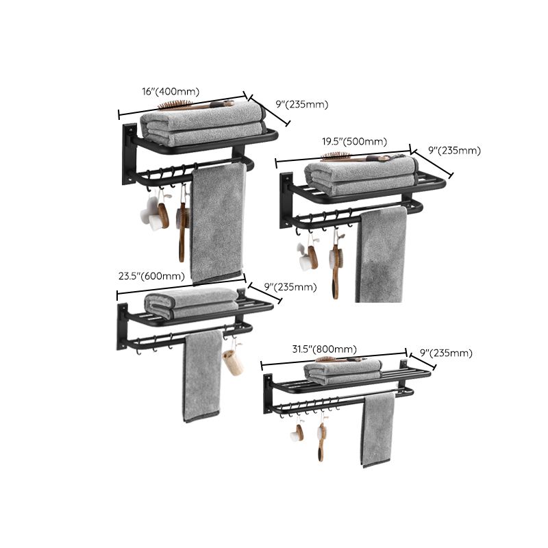 Rynx | Matt Black Bathroom Accessory Set Modern Bathroom Accessory as Individual Piece or as Set