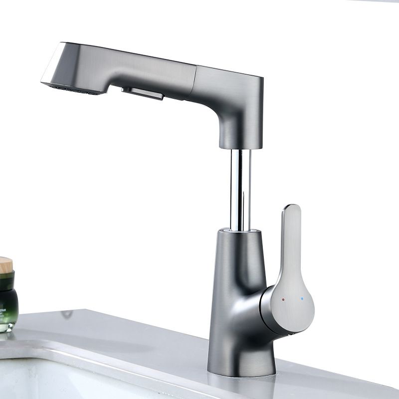 Rynx | Modern Faucet Solid Copper Centerset Bathroom Faucet