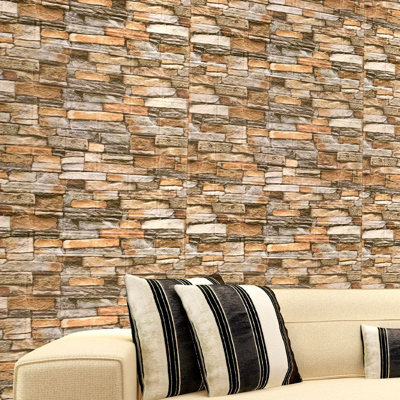 Rynx | Industrial Wall Panel 3D Brick Bathroom Living Room Wall Panels Set of 10