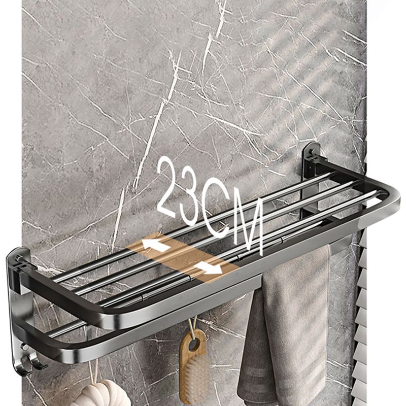 Rynx | Modern gray bathroom accessory set bathroom shelf bath hardware set