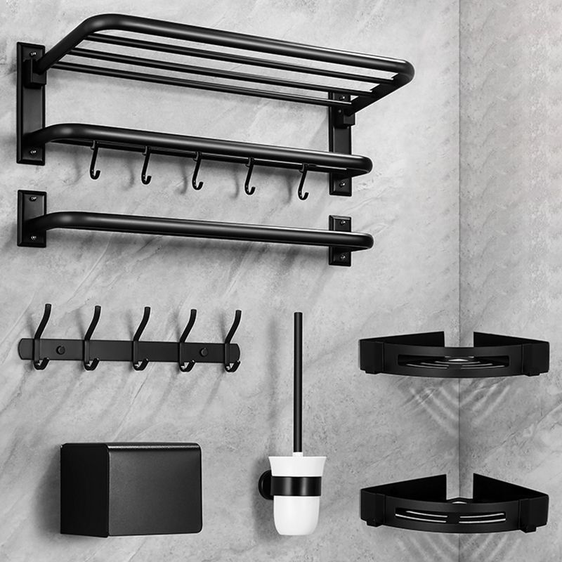 Rynx | Matt Black Bathroom Accessory Set Modern Bathroom Accessory as Individual Piece or as Set
