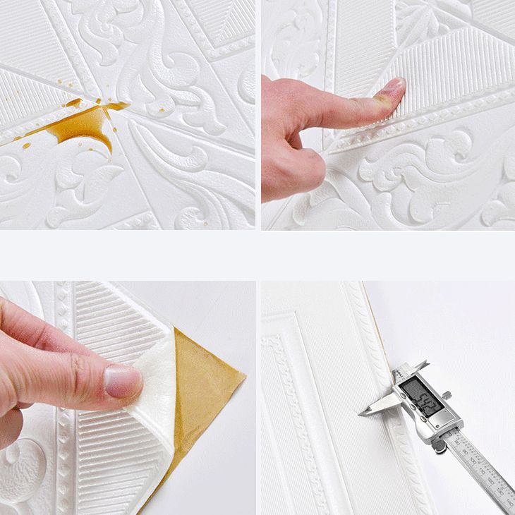Rynx | Modern Tin Backsplash Cover Three-Dimensional Printing Wall Ceiling Panel