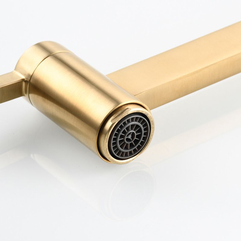 Rynx | Beautiful Wall-Mounted Brass Fixtures Stain-Resistant Wall-Mounted Bathroom Faucet