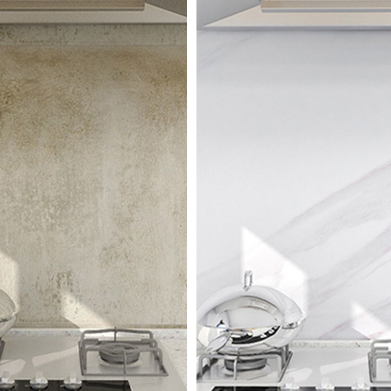 Rynx | Modern splash guard tile waterproof marble print peel and stick tile for the kitchen