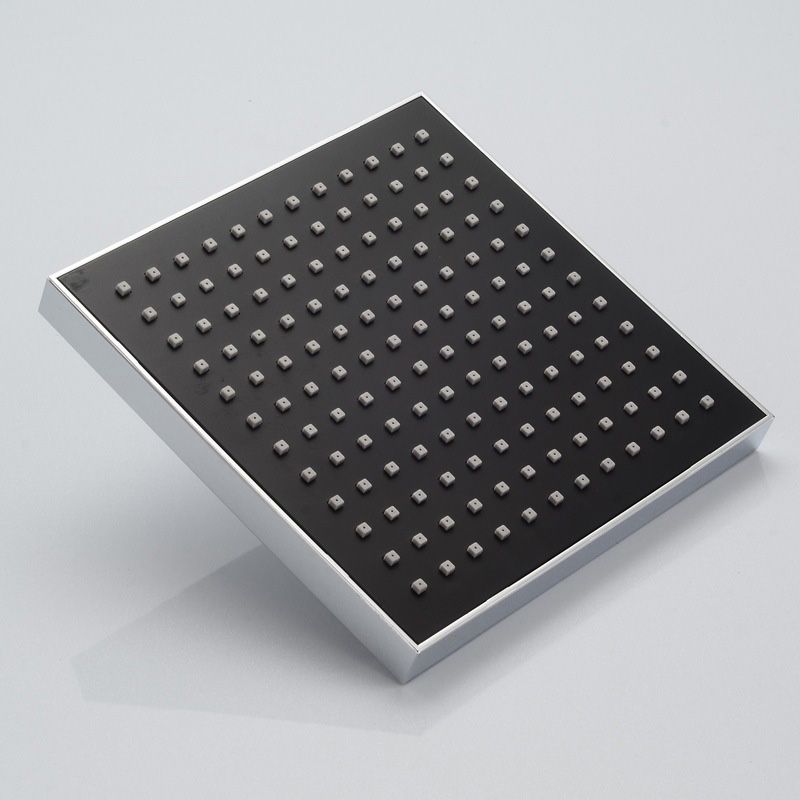 Rynx | Modern square fixed shower head with shower arm Wall-mounted shower head made of stainless steel