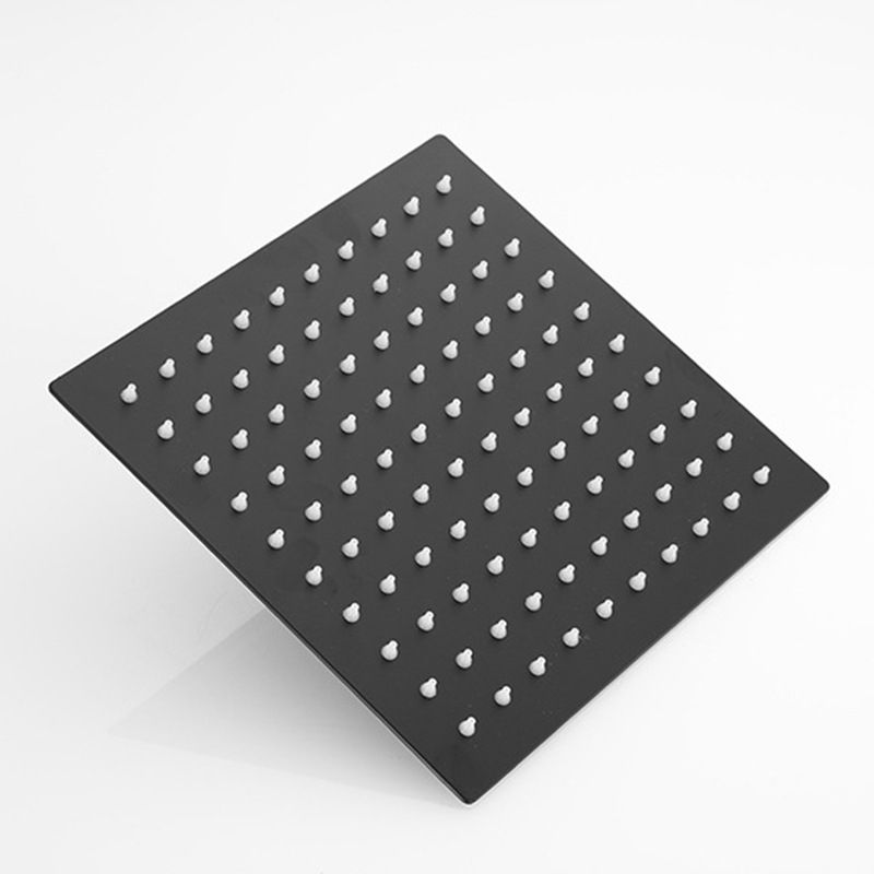 Rynx | Square and Round Shower Head made of Stainless Steel, Fixed Mounted Ceiling Shower Head in Black