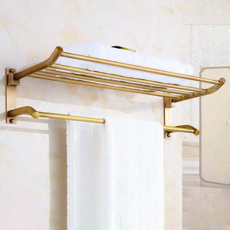 Rynx | 4-piece traditional bathroom accessory set Gold Brass bathroom accessory hardware set