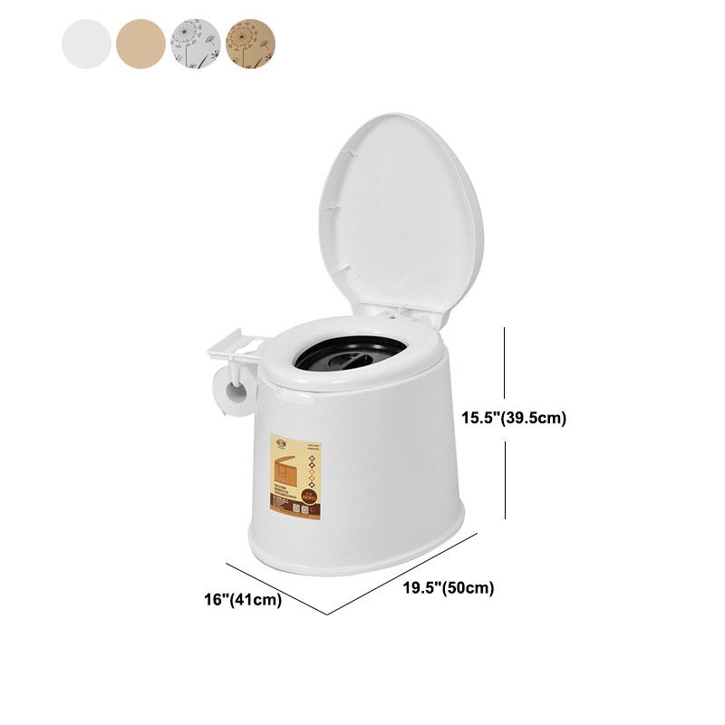 Rynx | Modern Plastic Floor-Mounted Toilet Bowl with Seat for the Bathroom