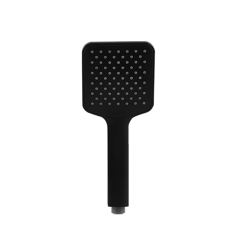 Rynx | Modern square matte black shower head rainfall shower head combo