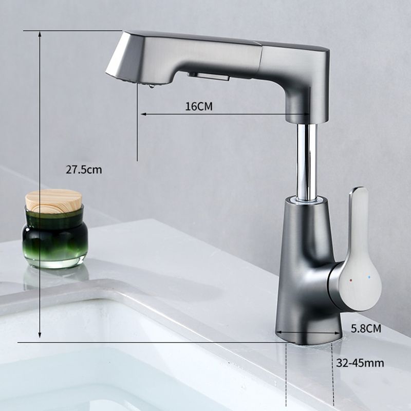 Rynx | Modern Faucet Solid Copper Centerset Bathroom Faucet