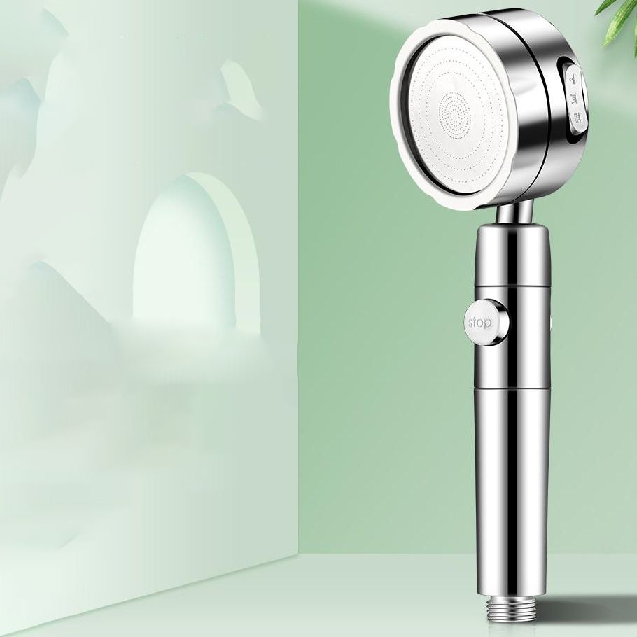 Rynx | Modern Handheld Showerhead 3 Spray Round Metal Shower Heads