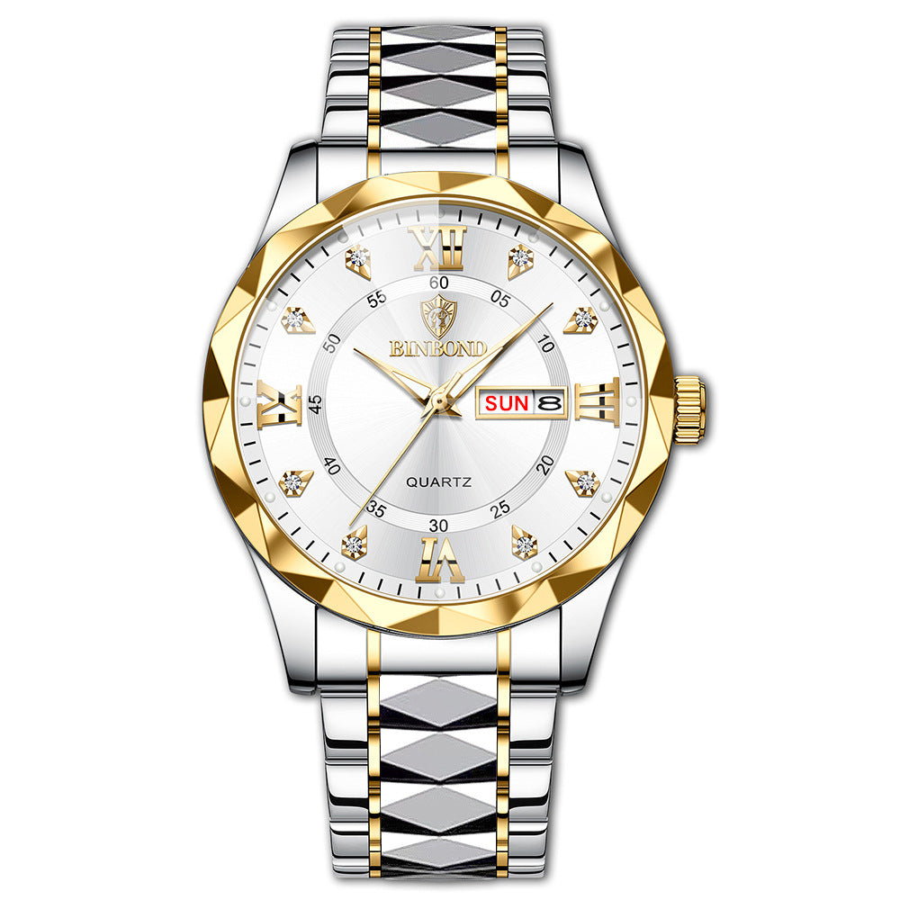 Rynx | Waterproof Luminous Dual Calendar Watch Men