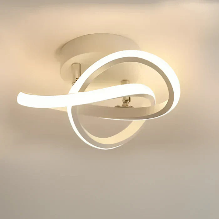 Rynx | Modern LED ceiling lamp with double ring design - Twilight Rings