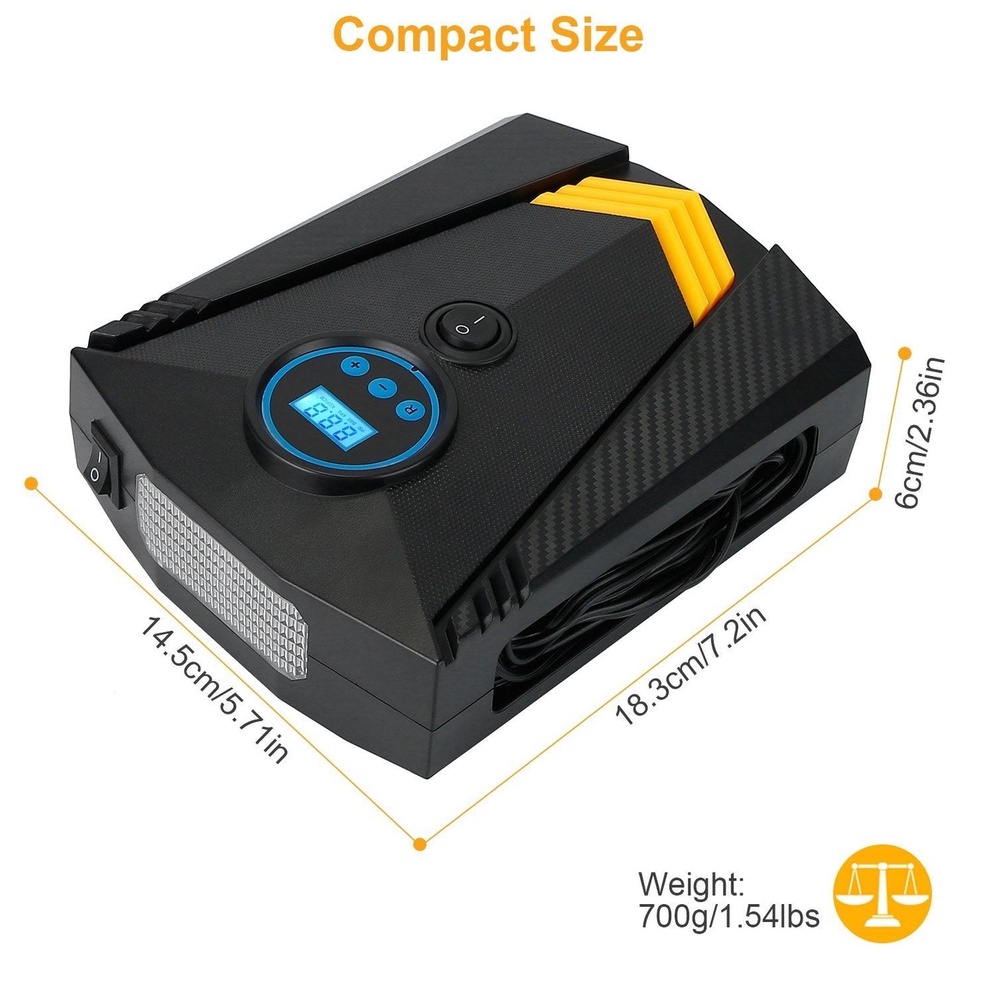 Rynx | 12V DC 100W 150PSI Digital Tire Inflator