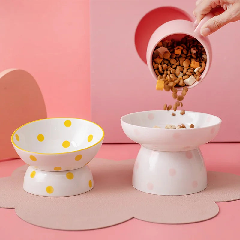 Rynx | Elevated ceramic pet bowl for small dogs and cats