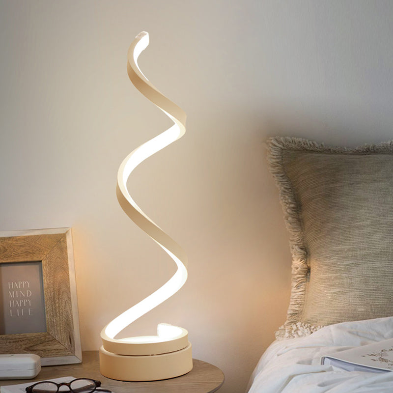 Rynx | GloBulb - Modern table lamp with LED spiral design