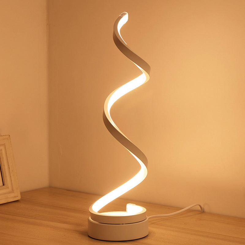 Rynx | GloBulb - Modern table lamp with LED spiral design