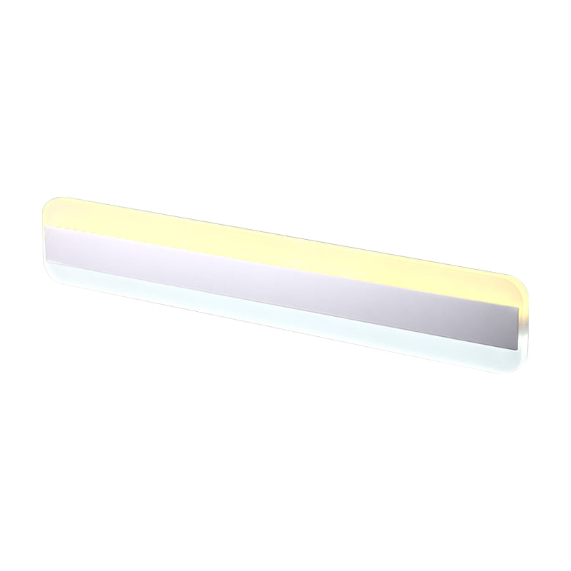 Rynx | 31.5"/39"/47" Width linear makeup mirror light modern acrylic LED bathroom light above the mirror with reflector