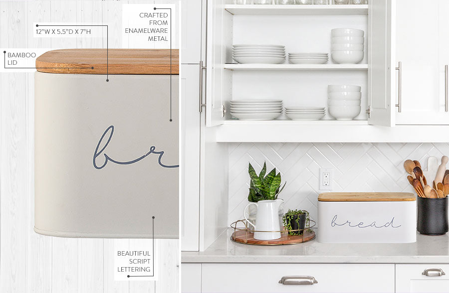 Rynx | Enamel Bread Box