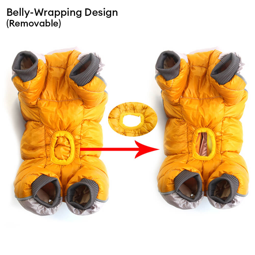 RYNX | Warmth Reflective Waterproof Washable Four-Legged Dog Coat