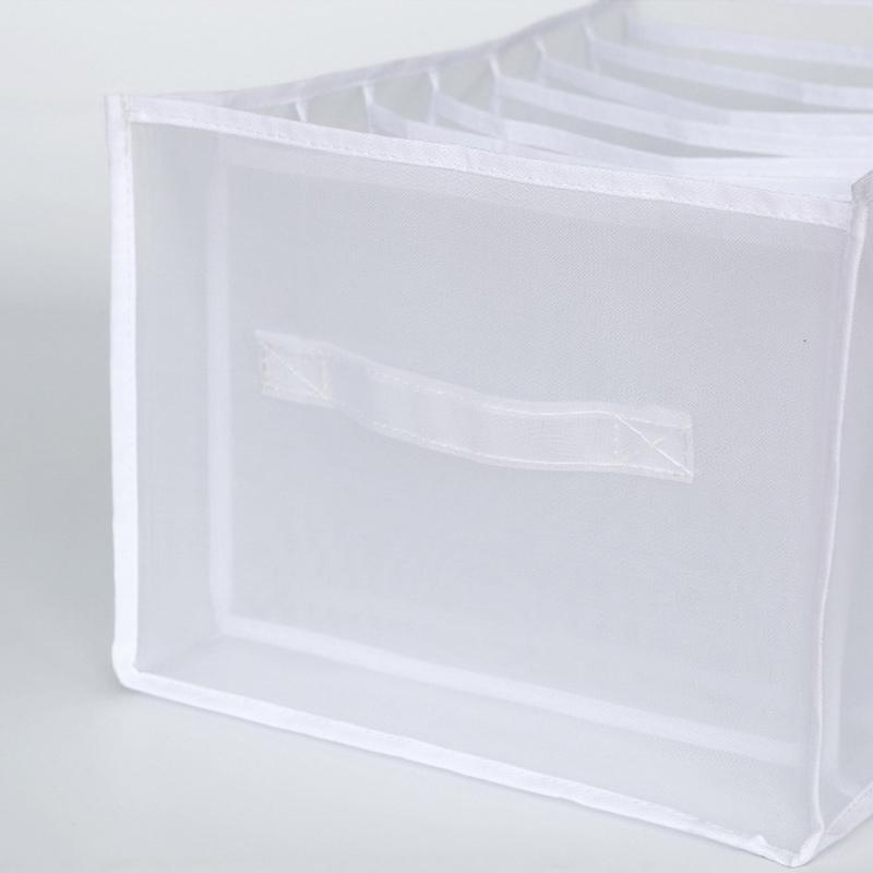 Rynx | 7 Grid Wardrobe Clothing Mesh Divider Set Organizer