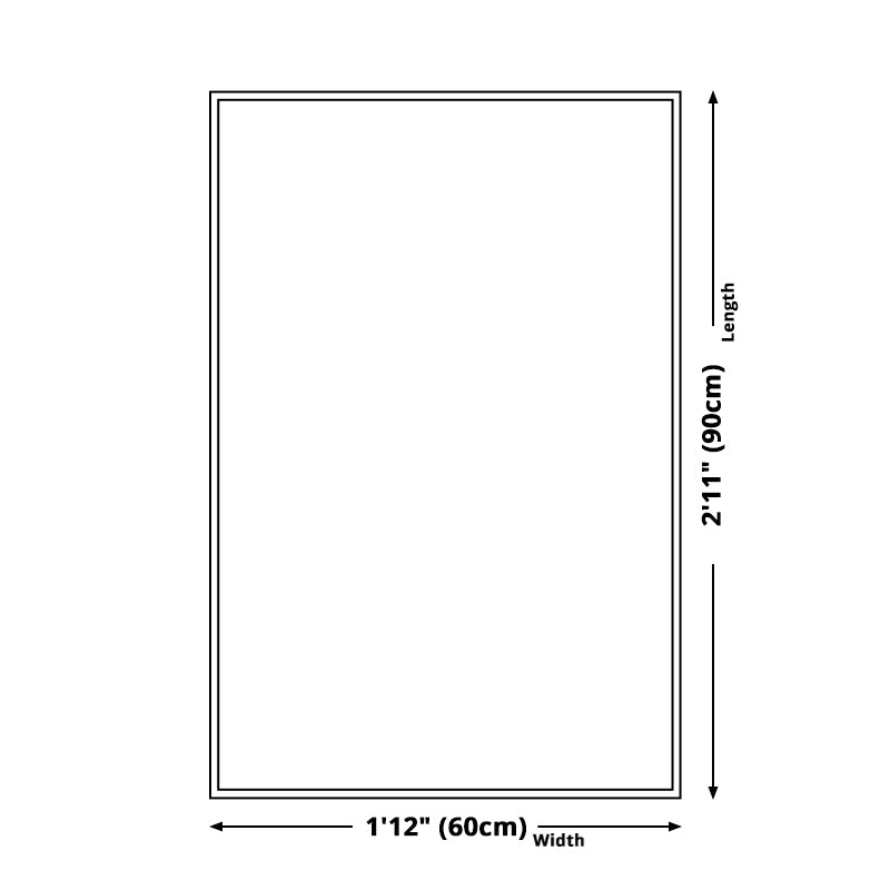 Rynx | Stylish Geometric Pattern Rug Grey Novelty Rug Polyester Washable Anti-Slip Backing Area Rug for Bedroom