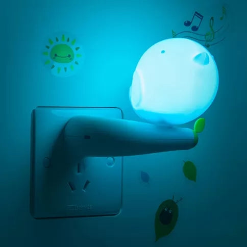 Rynx | Kindergarten Thick Bird Wall Light Plastic Candy Colors Socket LED Night Light