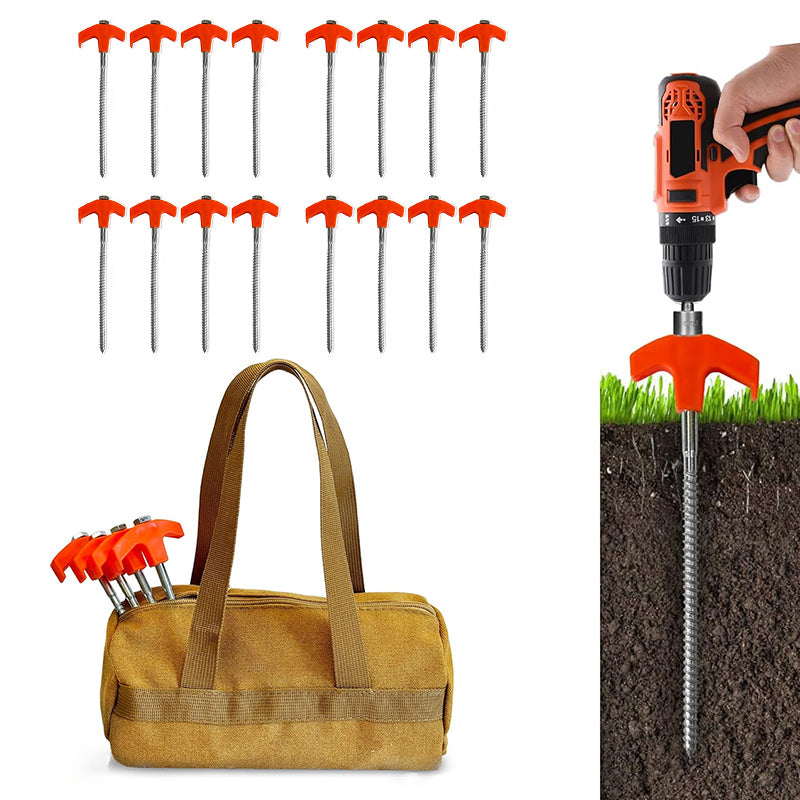 Rynx | Rotatable tent pegs with thread