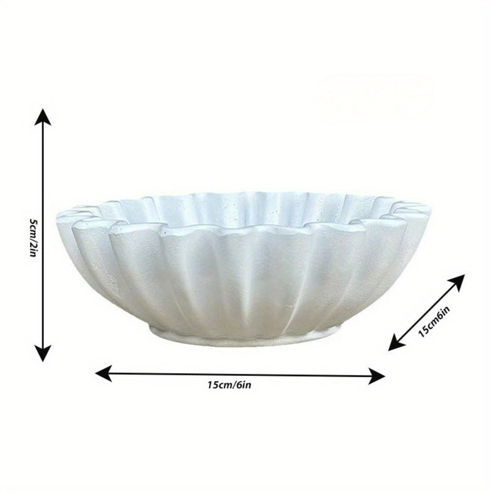 Rynx | EleganceBowl - Harp Comes with Ridges & Wavy Edges for Living Room Decor