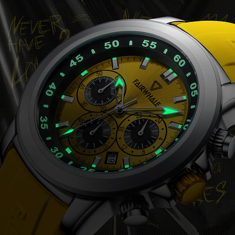 Rynx | Three Eyes And Six Needles Multifunctional Daytona Watch