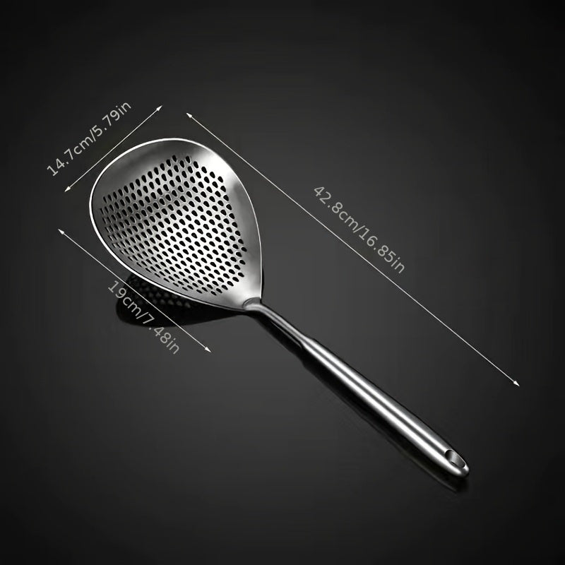 Rynx | Eid Al-Adha Large Stainless Steel Colander Skimmer – Durable Strainer for Frying & Hot Pot