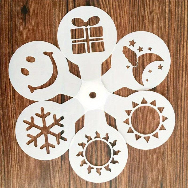 Rynx | 19-piece Latte Art and Cake Decoration Template Set