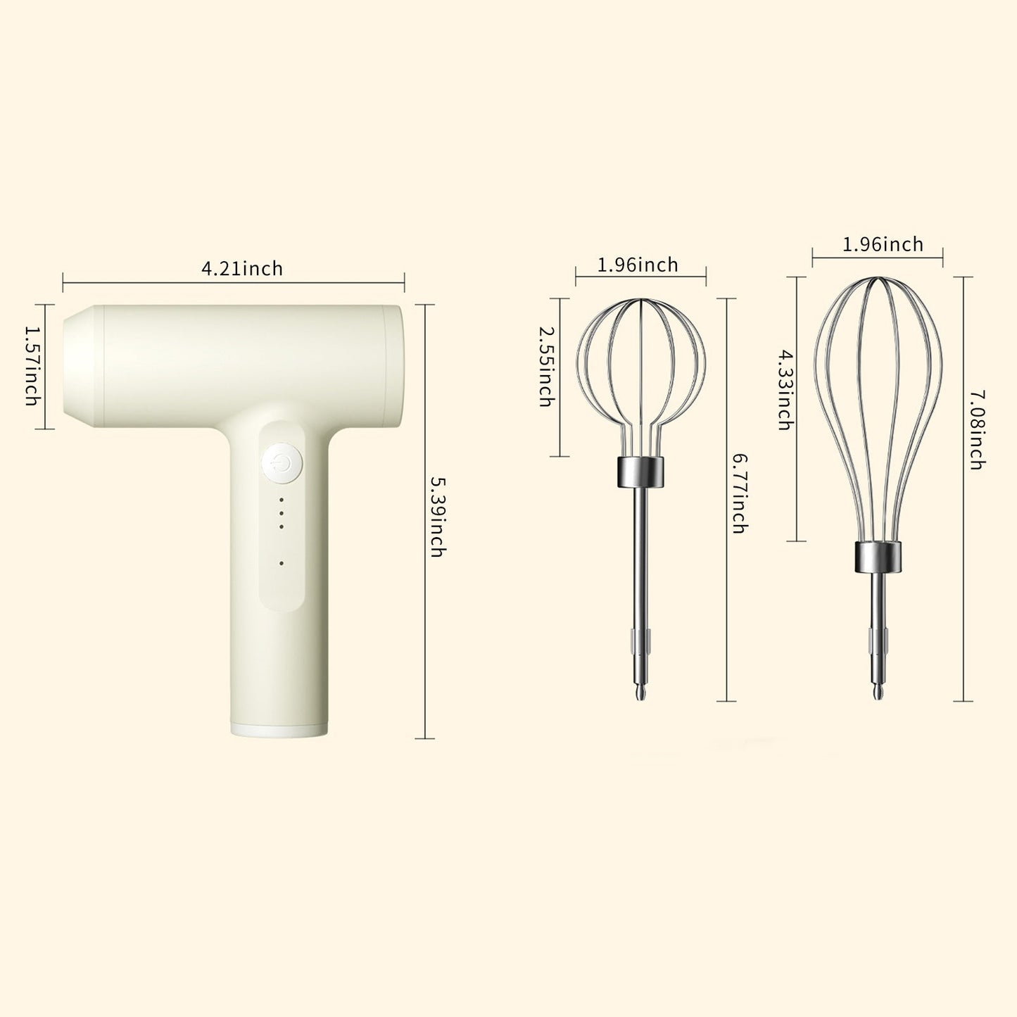 Rynx | USB rechargeable hand mixer