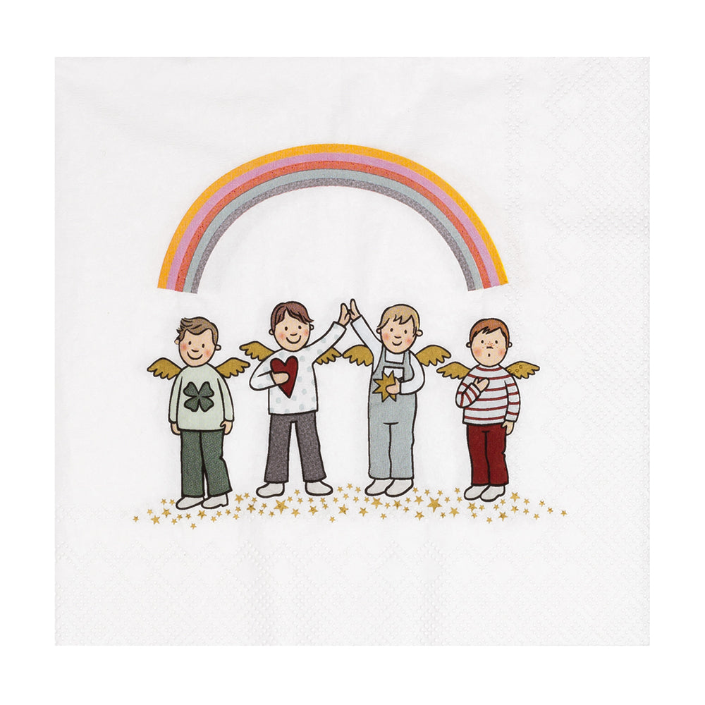 Rynx | Napkin Heavenly Brothers White