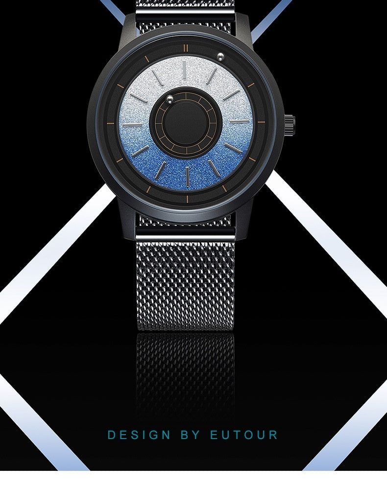 Rynx | Men's magnetic watch quartz original strap 40mm stainless steel strap