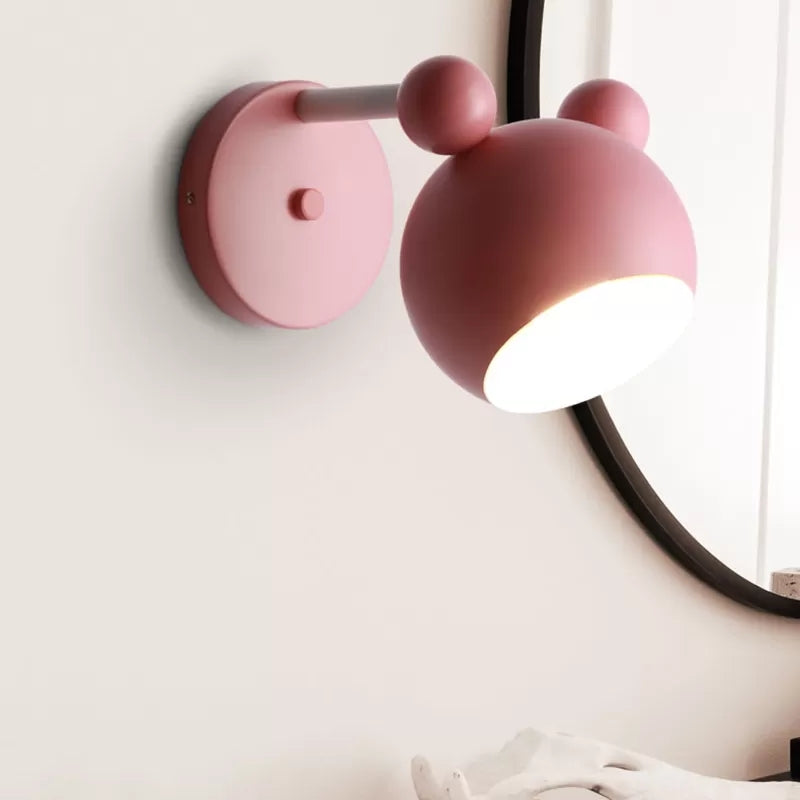Rynx | Rotatable Single Light Mouse Wall Lamp Nordic Stylish Metal Wall Lamp for the Office