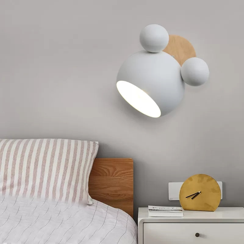 Rynx | Rotatable Single Light Mouse Wall Lamp Nordic Stylish Metal Wall Lamp for the Office