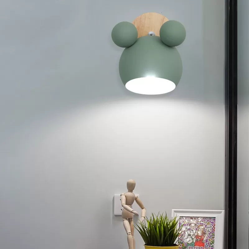 Rynx | Rotatable Single Light Mouse Wall Lamp Nordic Stylish Metal Wall Lamp for the Office