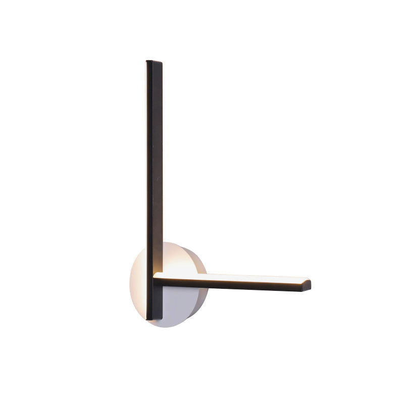 Rynx | Acrylic Cross Wall Lighting Ideas Minimalism Black/White LED Wall Lamp in Warm/White Light for Nightstand