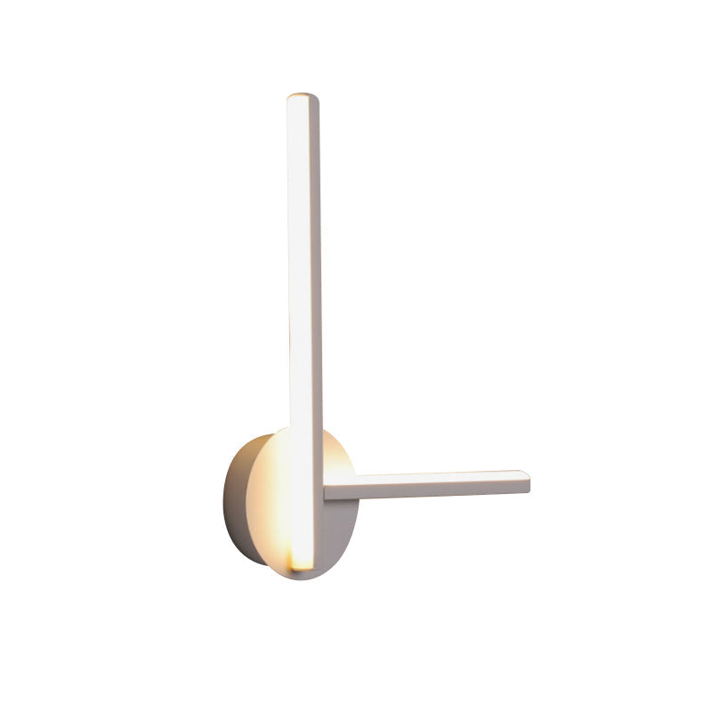 Rynx | Acrylic Cross Wall Lighting Ideas Minimalism Black/White LED Wall Lamp in Warm/White Light for Nightstand