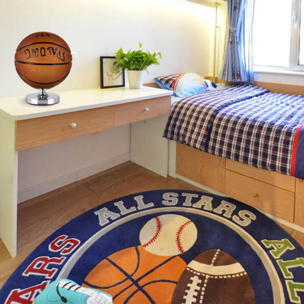 Rynx | Kids Creative Sport Ball Design 1-Light Table Lamp Large 110V-120V for US CA Basketball