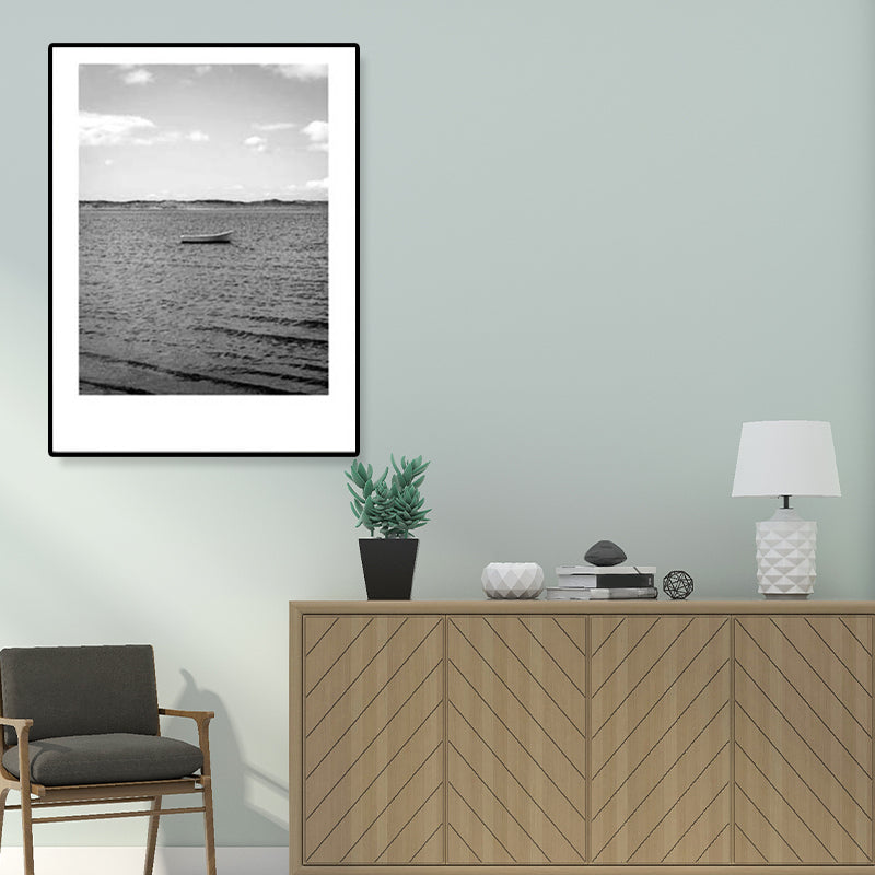 Rynx | Gray Tropical Canvas Wall Art Photography Landscape Print Wall Decor for the Dining Room