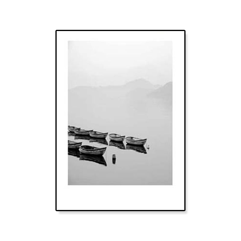 Rynx | Gray Tropical Canvas Wall Art Photography Landscape Print Wall Decor for the Dining Room