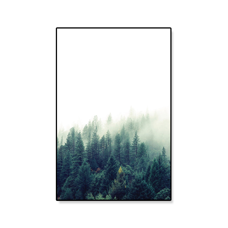 Rynx | Tropics Natural Landscape Wall Art Living Room Canvas Print in Dark Color, Multiple Sizes