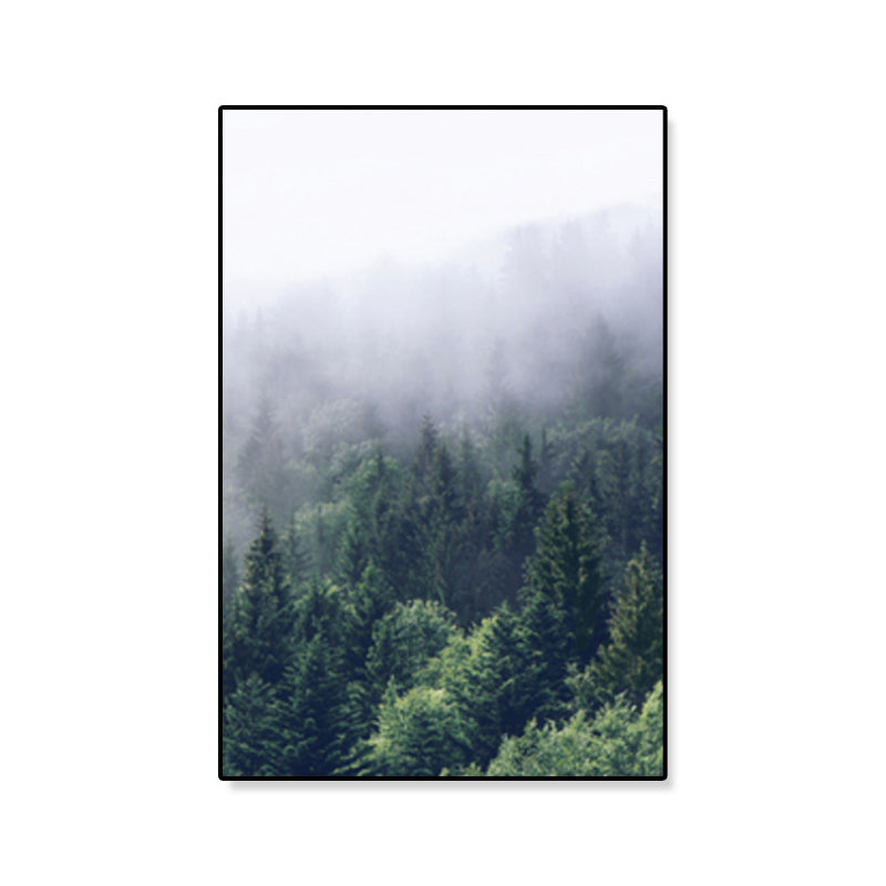Rynx | Tropics Natural Landscape Wall Art Living Room Canvas Print in Dark Color, Multiple Sizes