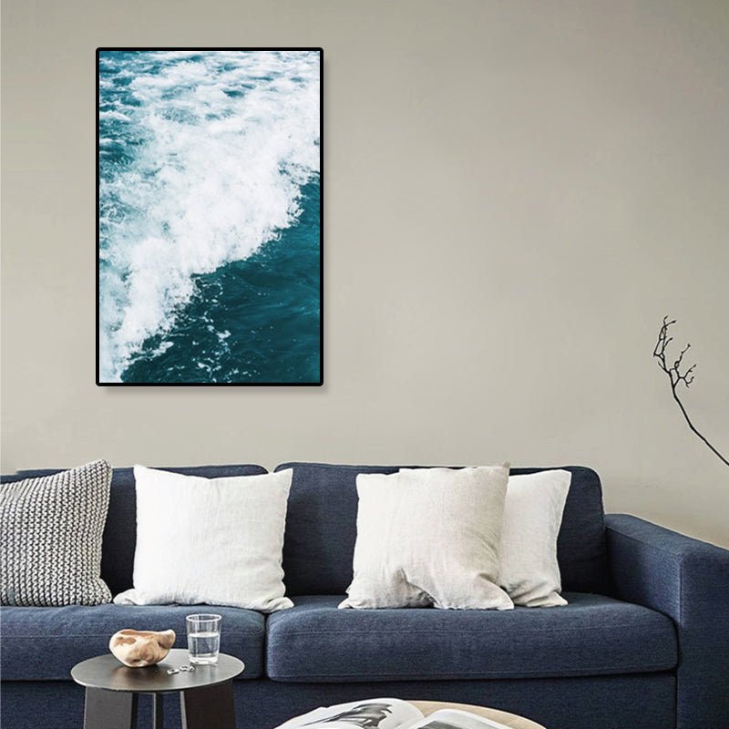 Rynx | Tropics Natural Landscape Wall Art Living Room Canvas Print in Dark Color, Multiple Sizes