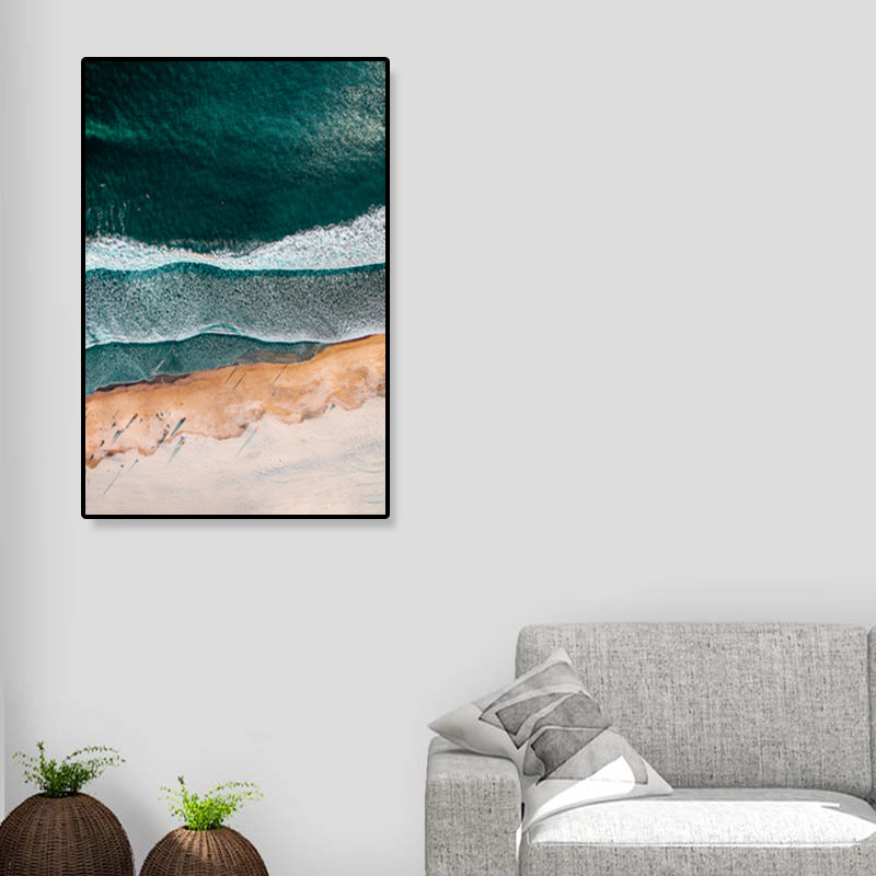 Rynx | Tropics Natural Landscape Wall Art Living Room Canvas Print in Dark Color, Multiple Sizes