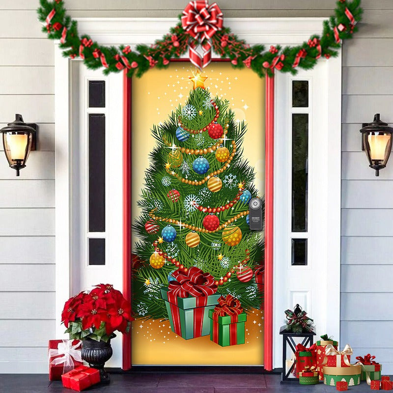 Rynx | Nightmare Before Christmas Outdoor Decorations Props Christmas Elf Door Cover