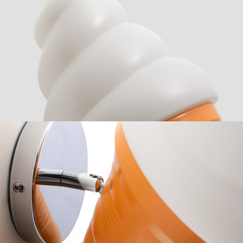 Rynx | Plastic Sweet Corn Wall Lamp One Light Creative Modern Wall Lamp in Beige for Restaurant