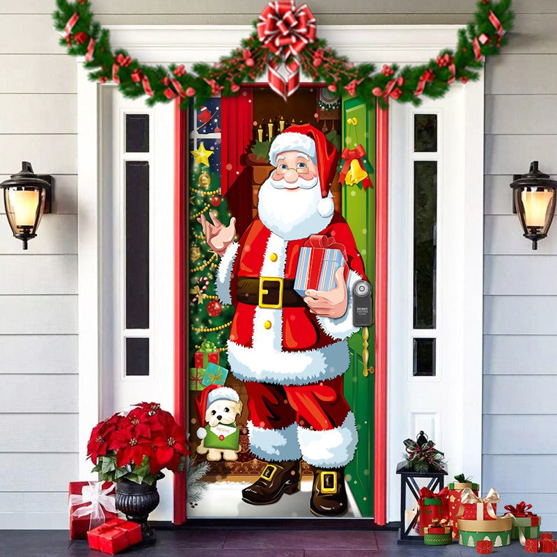 Rynx | Nightmare Before Christmas Outdoor Decorations Props Christmas Elf Door Cover